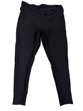 F F Casual Black Leggings Joggers Size L /Ai 16