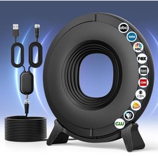 TV Antenna Indoor for Local Channels, 2025 Long Range Antenna for Smart TV 360 R