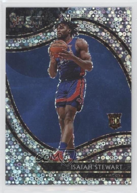 2020-21 Panini Select Courtside Disco Prizm Isaiah Stewart #285 0uh2