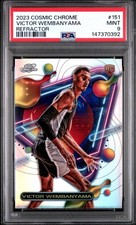 RARE PSA Victor Wembanyama RC 2023-24 Cosmic Chrome REFRACTOR MINT POP/35 🦄🔥