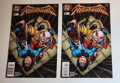 Nightwing #4 (1996 Series) 1st Lady Newsstand & Direct lot of 2 HIGH GRADE