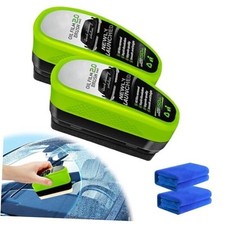 2PCS Upgrade Automotive Oil Film Cleaning Brush, 2025 Reusable Oil Film