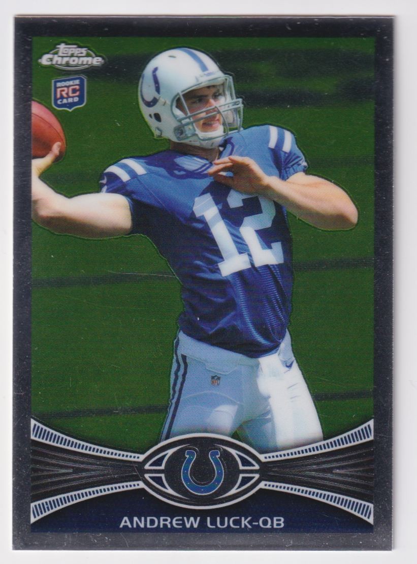 Andrew Luck Topps Chrome #1 Base