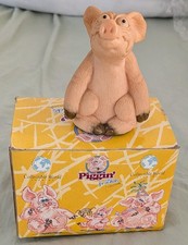 Piggin' Stress!!! pig resin collectable 1996 David Corbridge hand made 3.5" tall