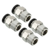"8Mm X 1/4\"NPT Gewinde Push-To-Connect-Fittings,4Er Pack Gerade"