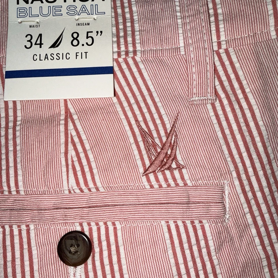 Pantalones Cortos Nautica Hombre Talla 34 Nuevos Con Etiquetas Azul Vela Foto 4 de 4