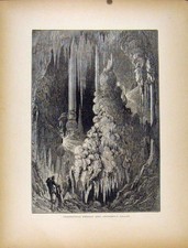 Original Old Antique Print Cleopatras Needle Anthonys Pillar C1872 Victorian