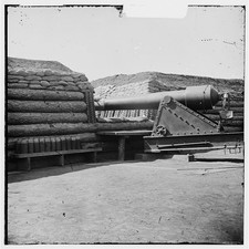 American Civil War,Aiken's Landing,Virginia,VA,Fort Brady,Interior View
