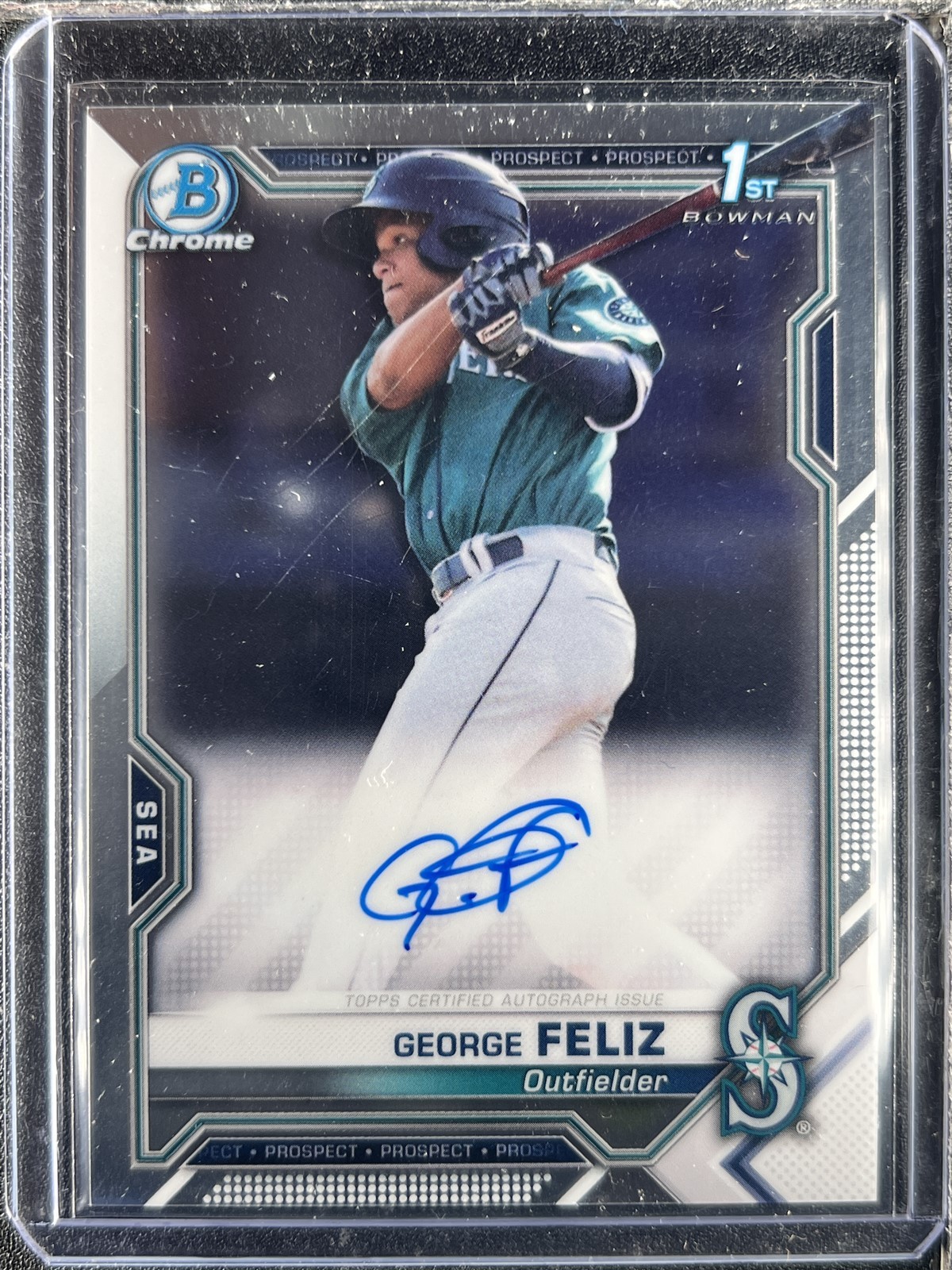 Feliz, George - 2021 Bowman Chrome Prospect - Autograph