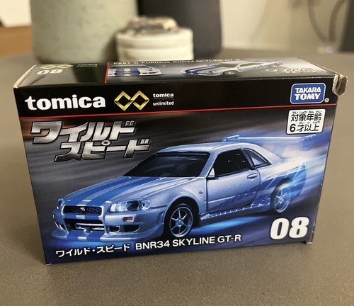 Tomica Premium Unlimited #08 Skyline GT-R FAST & FURIOUS 1:64 Diecast Car BNR34 - Picture 5 of 9
