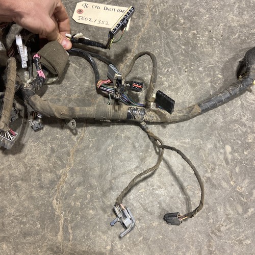 1996 DODGE RAM 2500 3500 CUMMINS AUTO DASH WIRING HARNESS 56021352 - Picture 5 of 15