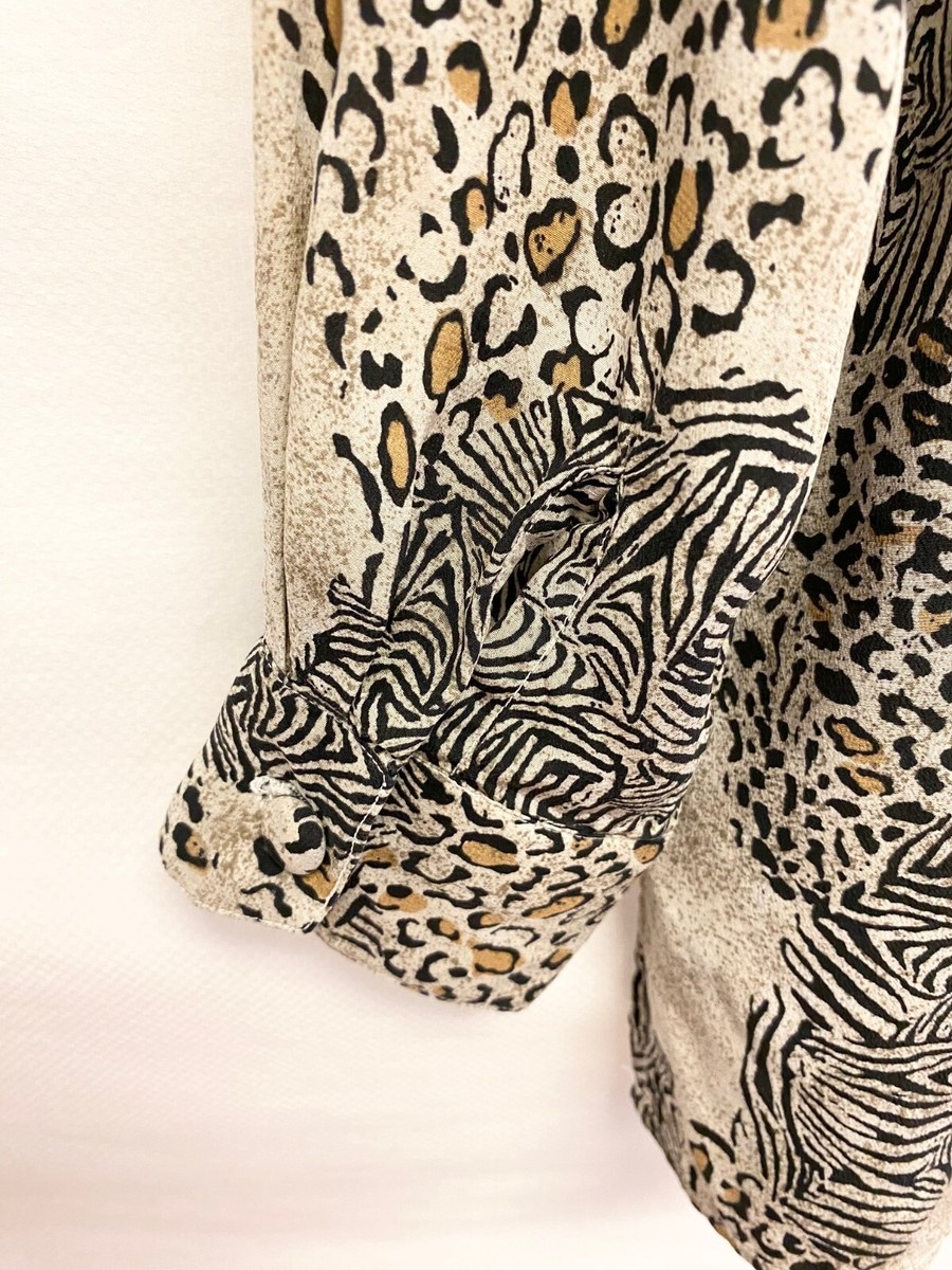 zebra button down