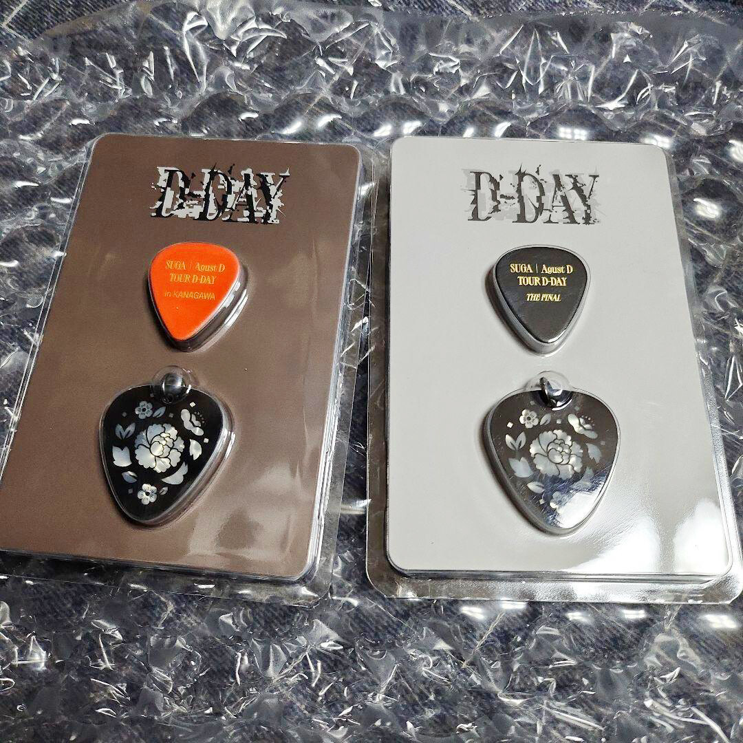SUGA AGUST D AGUSTD D-DAY GUITAR PICK SET JAPAN TOUR THE FINAL