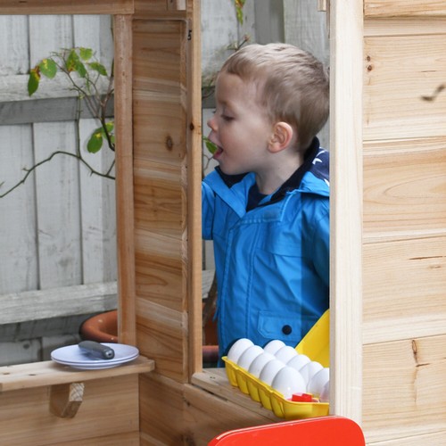 Big Game Hunters Café Shop Wooden Playhouse Children's Play Market Stall Kitchen - Picture 9 of 12