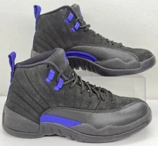 2020 Nike Air Jordan 12 Retro Dark Concord Black CT8013-005 Men's Size 7 Sneaker