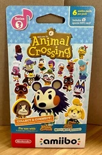 x1 /6pk Sealed Nintendo Animal Crossing Amiibo cards Series 3 Collect & Connect