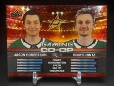 2024-25 Upper Deck Series 1 Gaming Co-Op #CGO-16 Jason ROBERTSON/Roope HINTZ