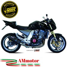 Mivv Kawasaki Z 1000 2006 Terminali Di Scarico Moto Marmitte Suono Inox Nero