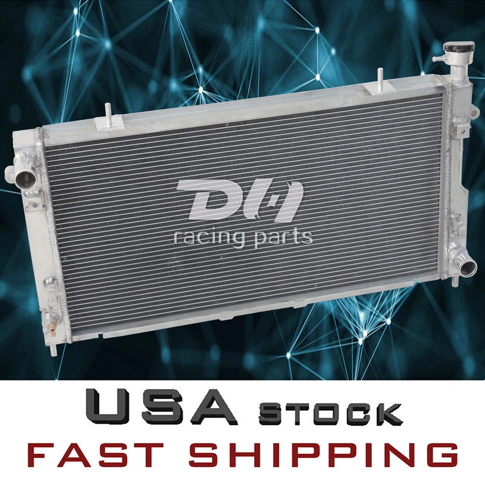 Radiador de aluminio de 3 filas para Dodge Grand Caravan Chrysler 2005-2007 3,3 L 3,8 L MT. Foto 3 de 4