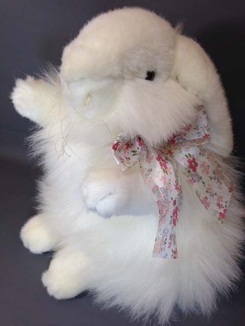 Plumpee White Bunny Rabbit 9in By Unipak For Sale Online Ebay