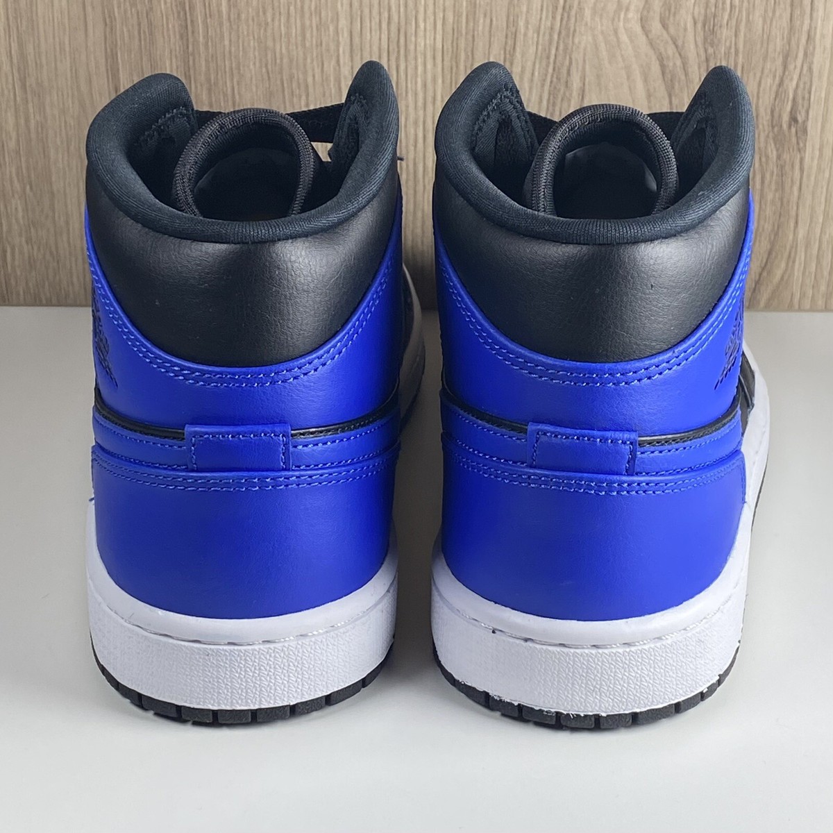 Nike Air Jordan 1 Mid Hyper Royal Tumbled Leather Size 8.5 AIR JORDAN 1 MID  main image 4