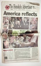 2001 September 15 The Honolulu Advertiser Newspaper 911 Terror America Reflects