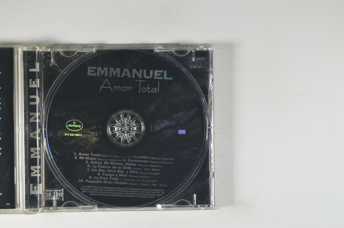 Emmanuel – Amor Total - cds / dvds / vhs - by owner - electronics