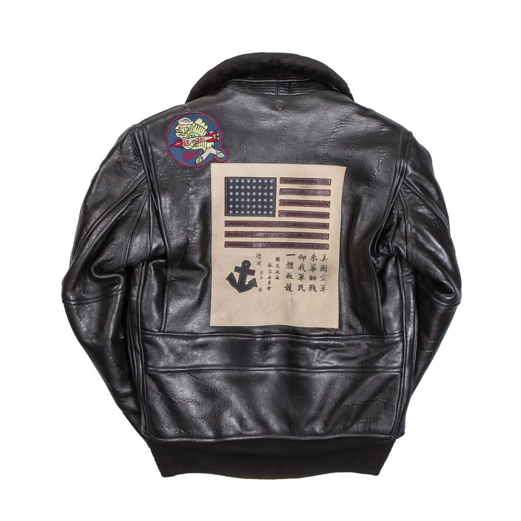 良品 COCKPIT USA ゴートレザートラッカージャケット　ビッグサイズ！ Leather Tanker Jacket for Sale | Tank Commander Jacket