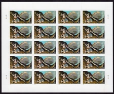 Scott #4702 Edgar Rice Burroughs (Tarzan, John Carter) Sheet of 20 Stamps - MNH