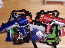 Two NERF Dart Tag Hyperfires w/20 darts, See Details Selling Nerf Collection