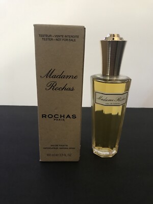MADAME ROCHAS Eau De Toilette 3.3 Oz VINTAGE NEW TESTER NIB | eBay