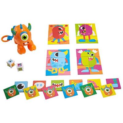 Mattel Games GWN52 - Roll-A-Match Kartenspiel für Kindergartenkinder, mit Monste