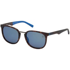 Timberland Men's Sunglasses Dark Havana Plastic Full-Rim Frame TB9175 5452D