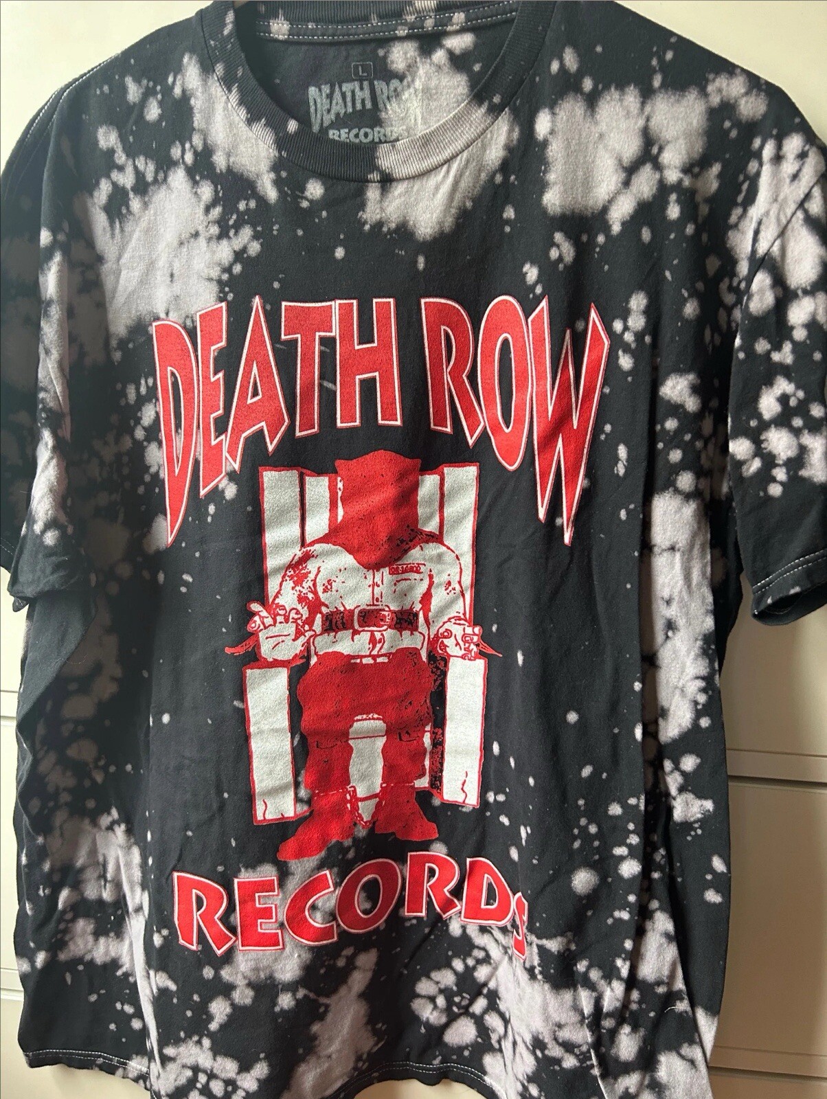 FILA Death Row Records Maglietta Grafica Uomo Taglia L Large Uomo