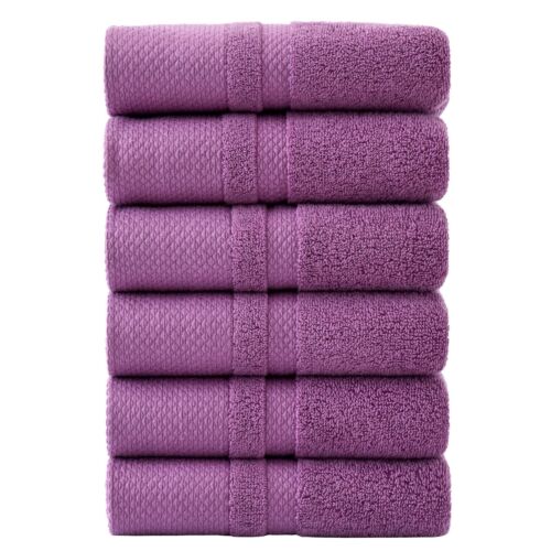 KOILIFE Towels 100% Cotton premium hand Towel set 6pcs - Picture 1 of 7