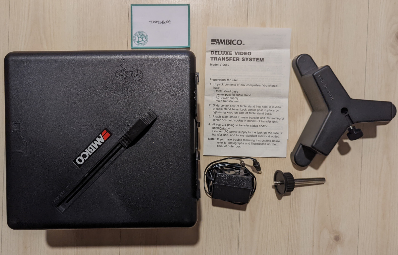 AMBICO V0650 Deluxe Video Transfer System eBay