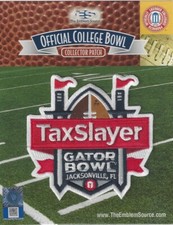 2025 Gator Bowl Patch Virginia Missouri Official NCAA College Jersey Logo Pkg