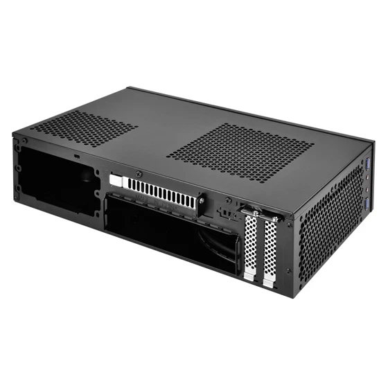 Silverstone SST-ML09B (Black) Mini-ITX,Mini-DTX SFX Mini Compact HTPC Case - Image 2 of 4