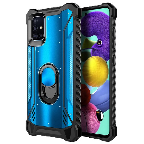 For Samsung Galaxy A51 /5G Case Ring Kickstand Cover + Tempered Glass Protector - Picture 5 of 58