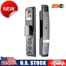  FingerPrint Password Security Lock  Smart Door Lock 3D Face Recognition Camera