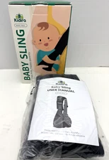 NIB Baby/Toddler Hip Adjustable Belt Sling/Carrier 8lbs-50lbs 6-48mo black