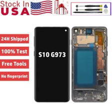 For Samsung Galaxy S10 G973 TFT LCD Display Touch Screen Digitizer Replace Black