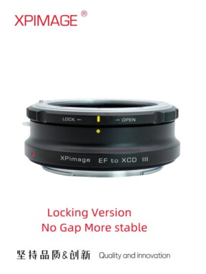 XPimage Lock Lens Adapter for Canon EF Lens to Hasselblad XCD X1D 50 907x Camera