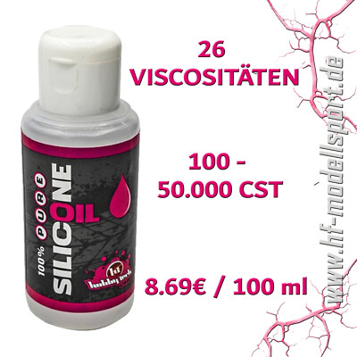 Hobbytech Racing Silikonöl Dämpfer und Differentialöl - 80ml - 100 - 50.000 cps