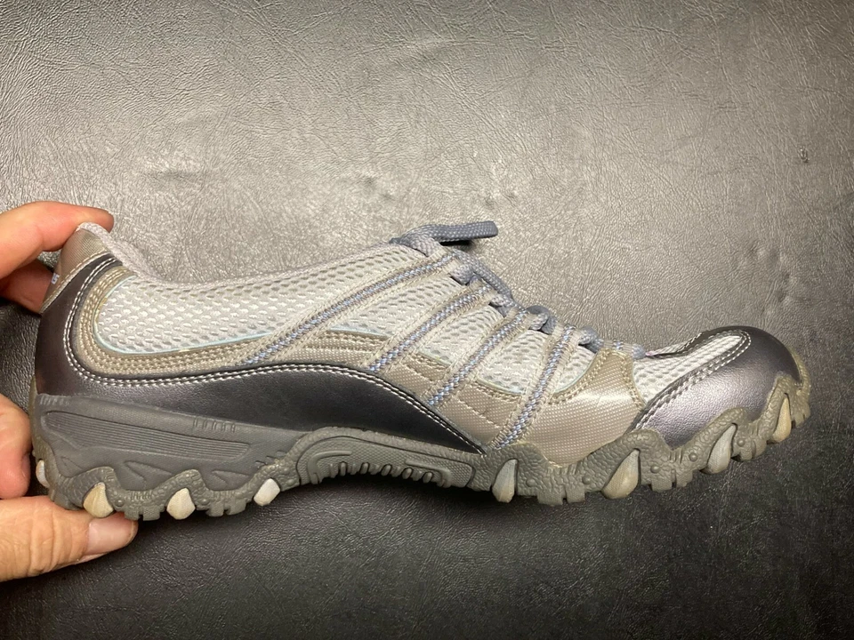 Zapatos deportivos Skechers para mujer compulsiones elegantes grises 21207 con cordones 6,5 Foto 4 de 4