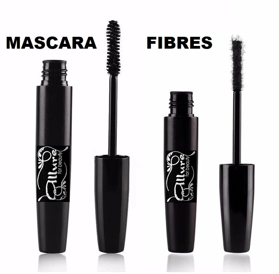 Black Blue Brown Purple Colour Makeup Eyelash Mascara Curling Waterproof Fibre - image 2 of 4