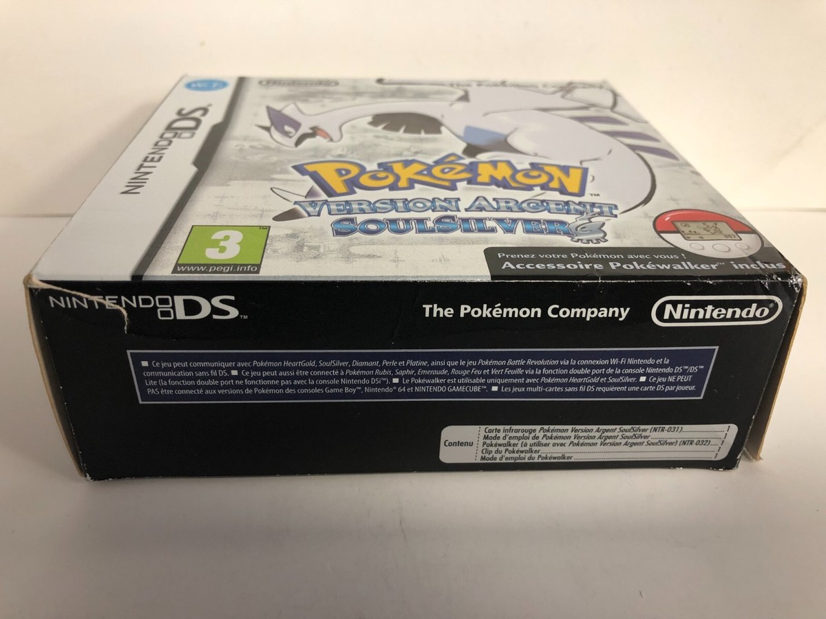 Pokemon Version Argent SoulSilver Sur Nintendo DS - Boîte Complète - PEGI 3