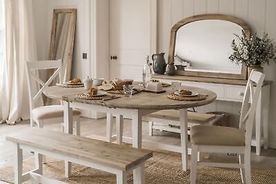 Florence White Round Dining Table 120cm