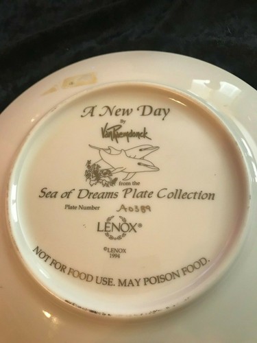 Lenox Sea of Dreams Plate Collection - A New Day Pate #A0389 - Picture 4 of 5