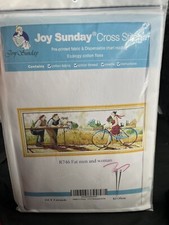 Joy Sunday Cross Stitch Fat Men And Woman Kit...